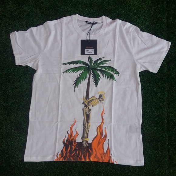palm angels palm tree t shirt
